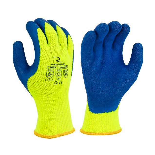 Radians Cut Protection Level A3 Dipped Winter Gripper Glove (#RWG27)