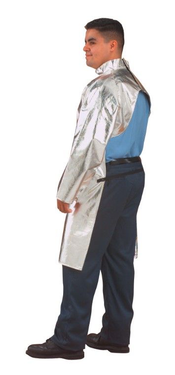 15oz. Aluminized Rayon 40" Open Back Coat (#564-AR-40)