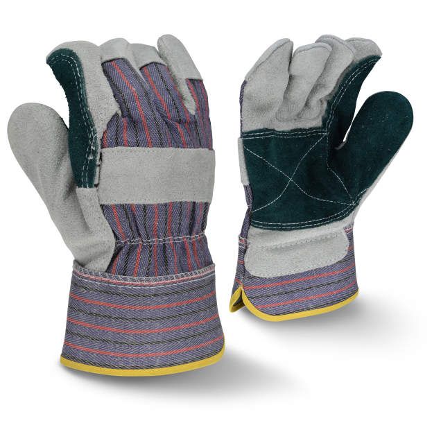 Radians Regular Shoulder Gray Split Cowhide Leather Glove (#RWG3200JP)