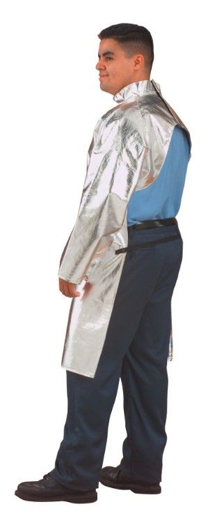 19oz. Aluminized Para Aramid Blend 50" Open Back Coat (#564-AKV-50)