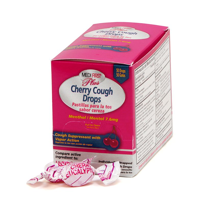 Cherry Cough Drops, 50/bx (#P91550)