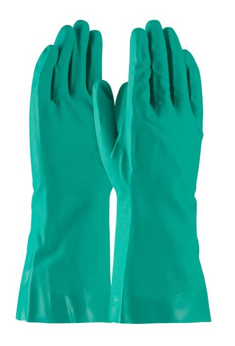 Assurance Unsupported Nitrile, Flock Lined with Raised Diamond Grip - 15 Mil  (#50-N150G)