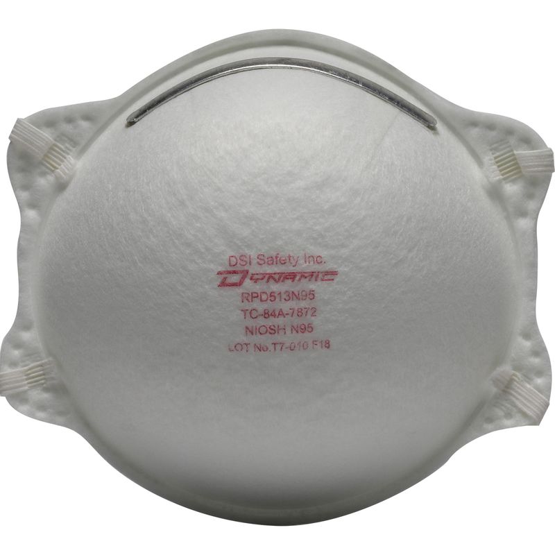 Dynamic Standard N95 Disposable Respirator - 20 Pack  (#270-RPD513N95)