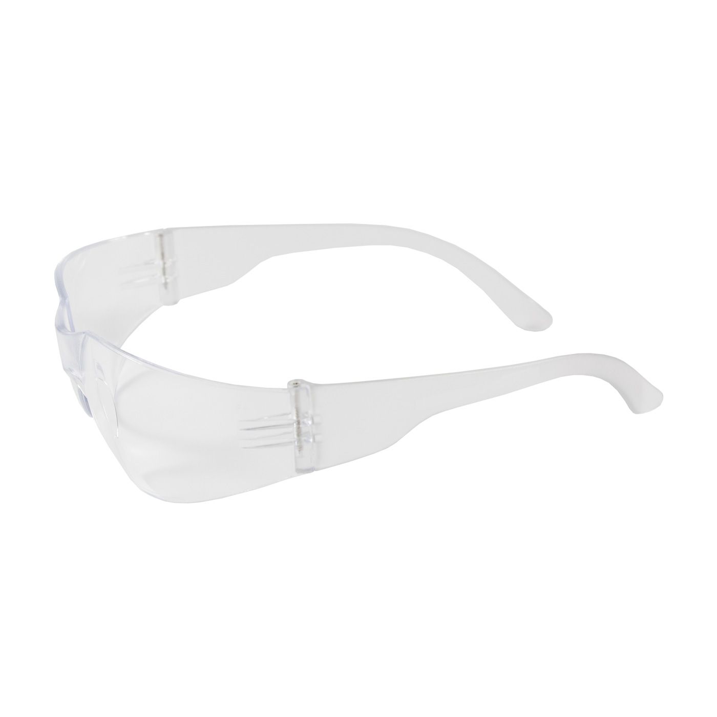 Zenon Z12 Rimless Safety Glasses with Clear Temple, Clear Lens and Anti-Scratch Coating  (#250-01-0900)