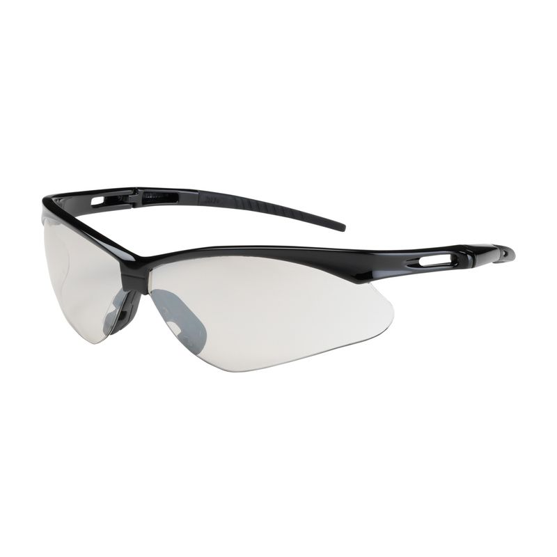Anser Semi-Rimless Safety Glasses with Black Frame, I/O Lens and Anti-Scratch Coating  (#250-AN-10114)