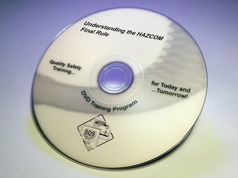 Understanding the HAZCOM Final Rule DVD Program (#VGEN4689EO)