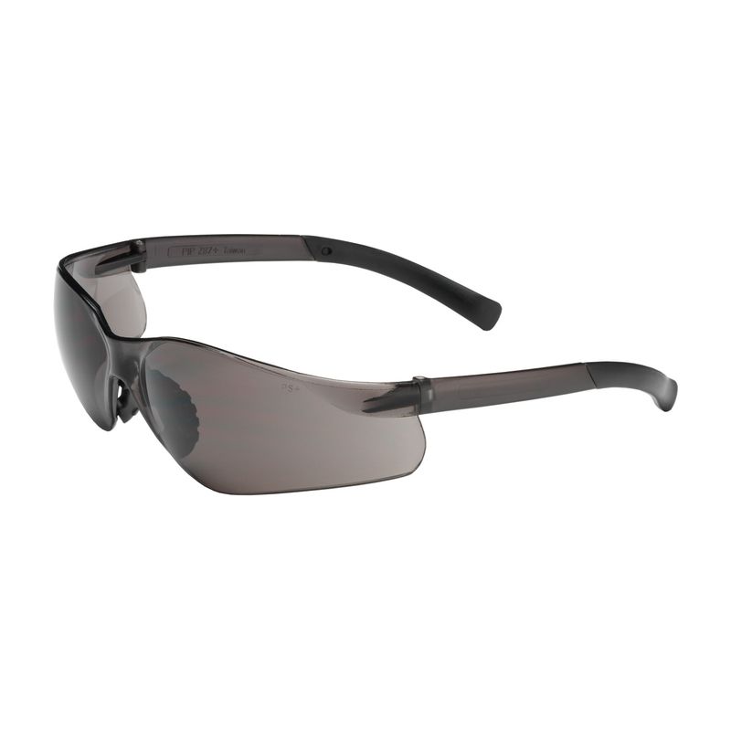 Zenon Z14SN Rimless Safety Glasses with Black Temple, Gray Lens and Anti-Scratch / Anti-Fog Coating  (#250-08-0021)