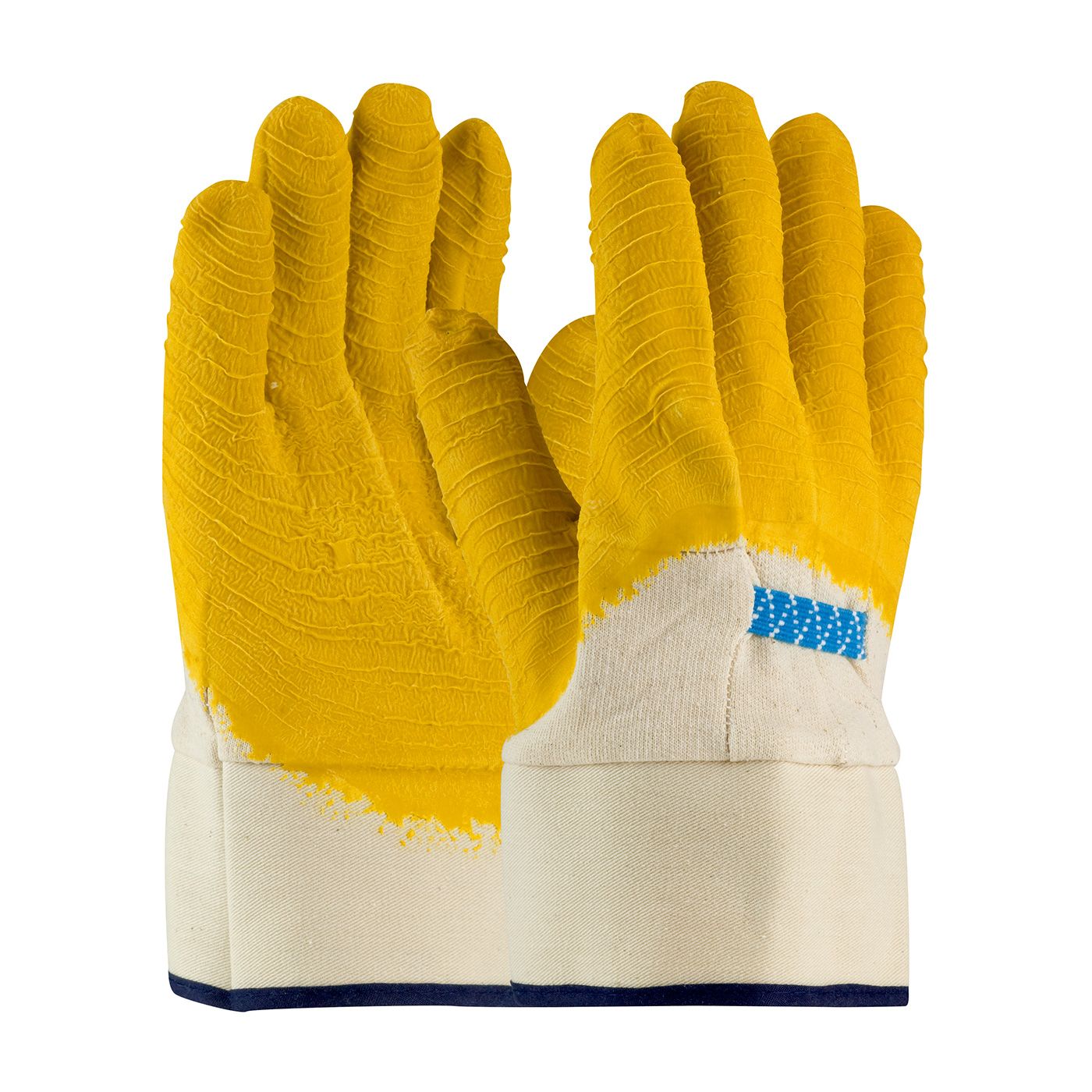 Armor Latex Coated Glove with Jersey Liner and Crinkle Finish on Palm, Fingers & Knuckles - Plasticized Safety Cuff (#55-3273) Armor Latex Coated Glove with Jersey Liner and Crinkle Finish on Palm, Fingers & Knuckles - Plasticized Safety Cuff (#55-3273)