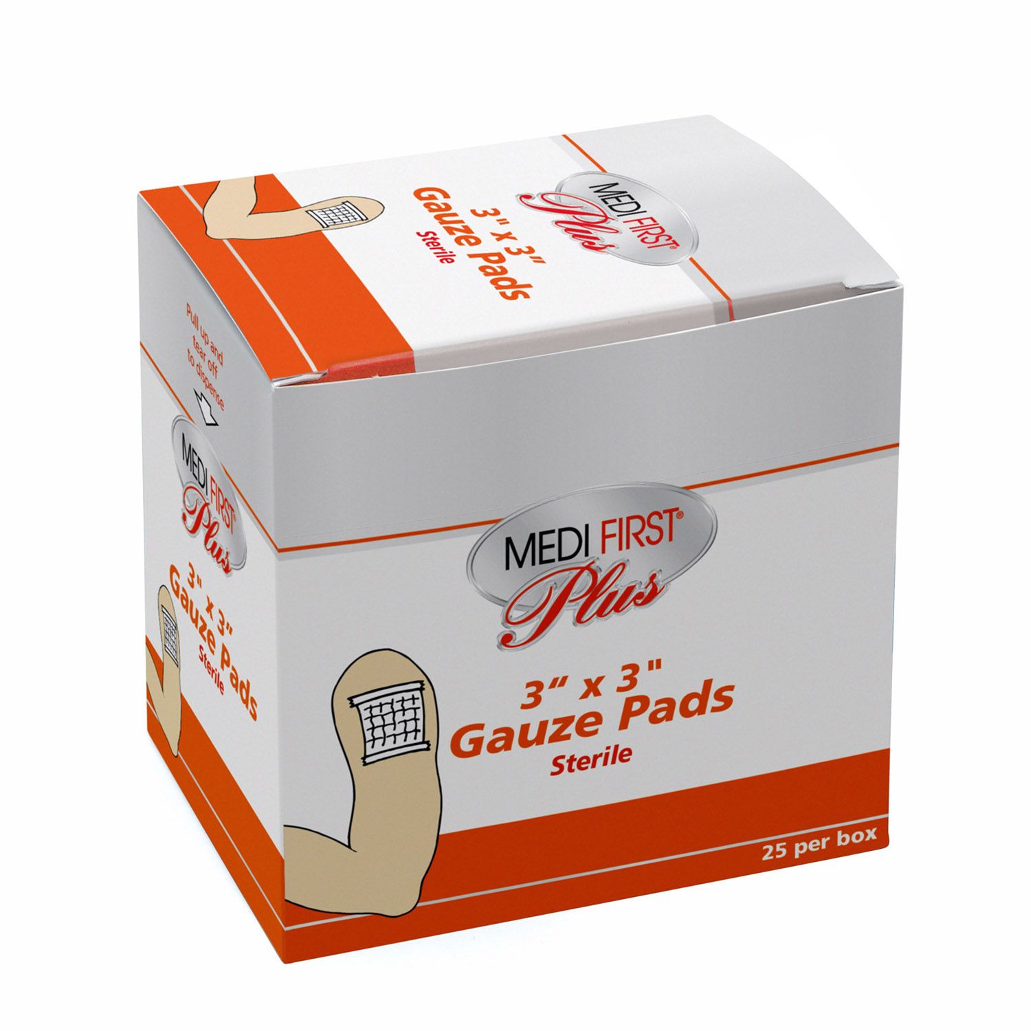 Gauze Pads, 3x3, 25/bx (#P103673)