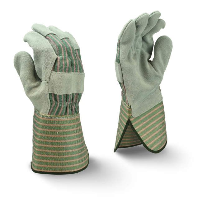 Radians Select Shoulder Gray Split Cowhide Leather Glove with Gauntlet Cuff (#RWG3300G)