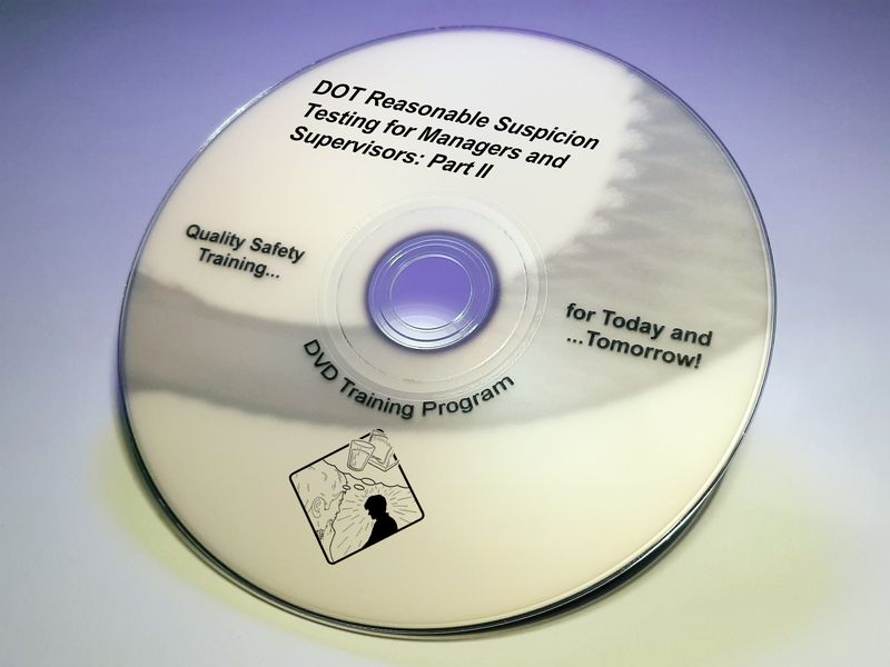 DOT Reasonable Suspicion Testing for Managers and Supervisors: Part II DVD (#VTRN4399EM)