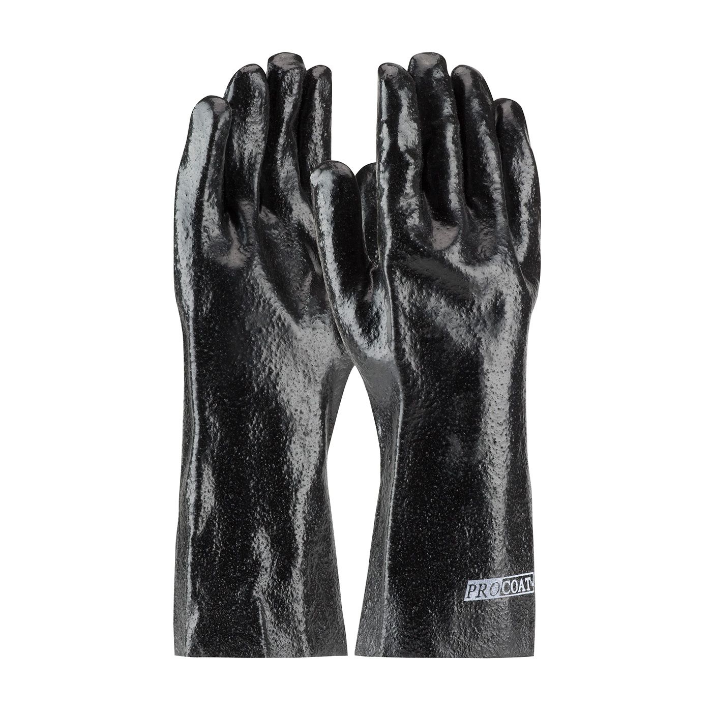 Assurance® Premium PVC Dipped Glove with Interlock Liner and Semi-Rough Finish - 14 Assurance® Premium PVC Dipped Glove with Interlock Liner and Semi-Rough Finish - 14" Length (#58-8040R)