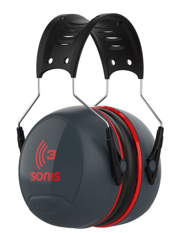 JSP® Sonis® 3 Passive Ear Muff with Adjustable Headband - NRR 31 (#262-AEB040-HB) JSP® Sonis® 3 Passive Ear Muff with Adjustable Headband - NRR 31 (#262-AEB040-HB)