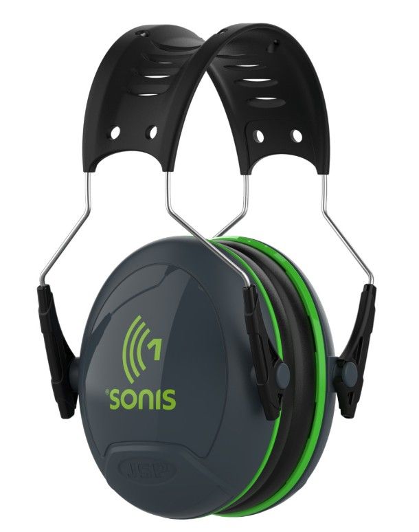 JSP® Sonis®1 Passive Ear Muff with Adjustable Headband - NRR 22 (#262-AEB010-HB) JSP® Sonis®1 Passive Ear Muff with Adjustable Headband - NRR 22 (#262-AEB010-HB)