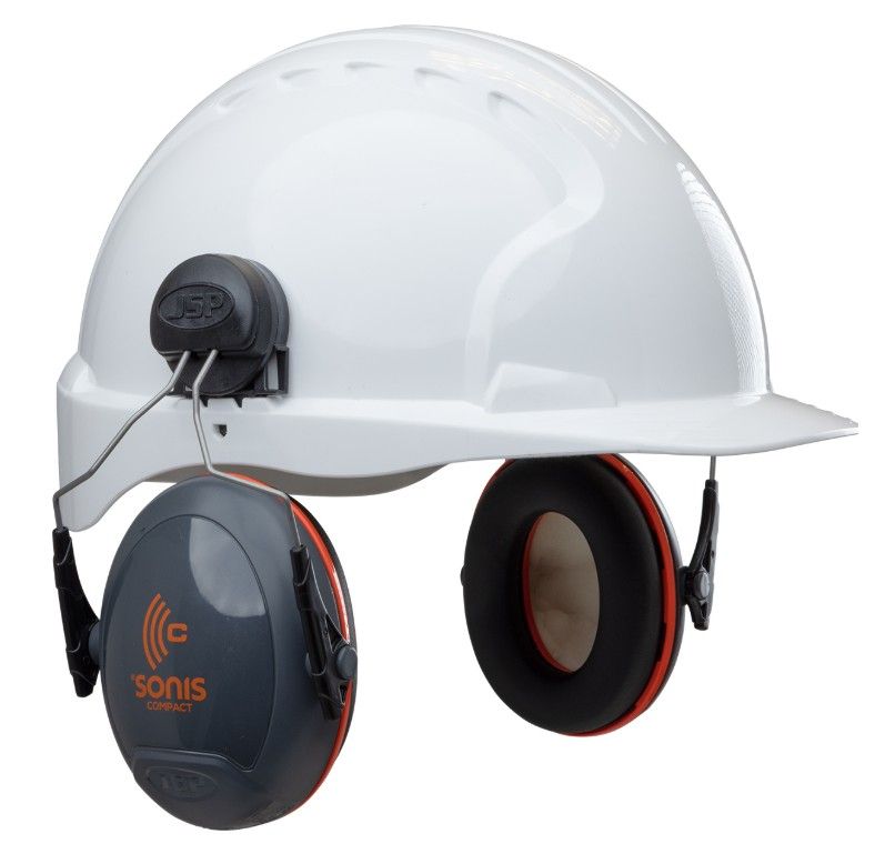 JSP® Sonis® Compact Cap Mounted Passive Ear Muff - NRR 25 (#262-AEB030-CM)