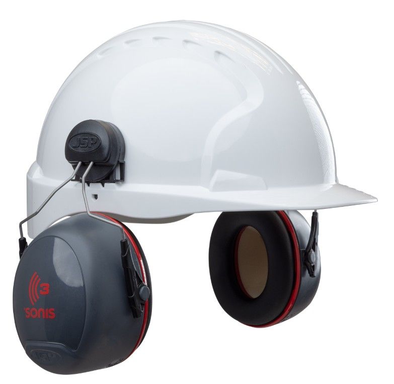 JSP® Sonis® 3 Cap Mounted Passive Ear Muff - NRR 29 (#262-AEB040-CM) JSP® Sonis® 3 Cap Mounted Passive Ear Muff - NRR 29 (#262-AEB040-CM)