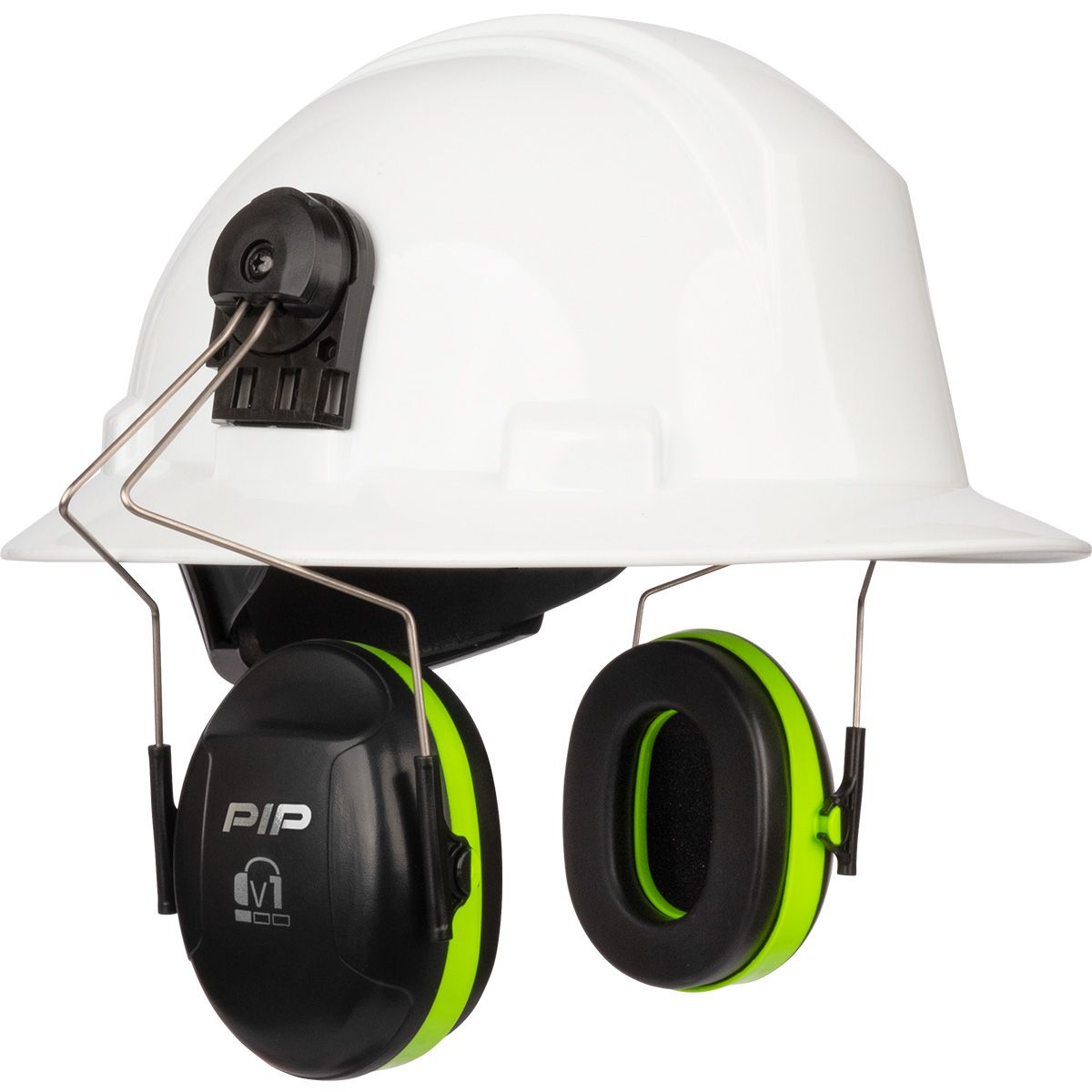 PIP® v1™ V1 Full Brim Mounted Passive Ear Muff - NRR 23 (#263-V1FB) PIP® v1™ V1 Full Brim Mounted Passive Ear Muff - NRR 23 (#263-V1FB)