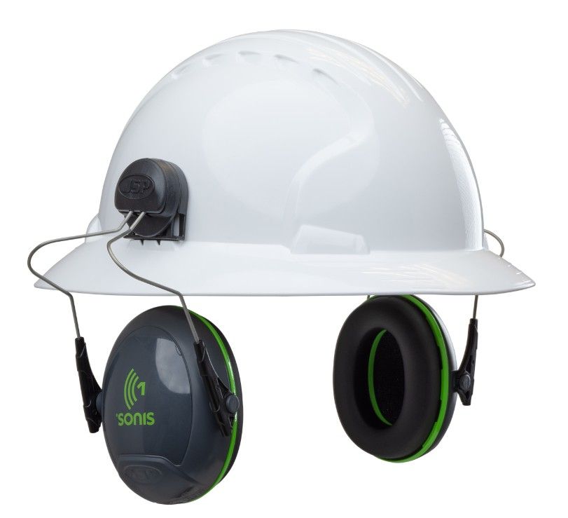 JSP® Sonis®1 Full Brim Mounted Passive Ear Muff - NRR 22 (#262-AEB010-FB) JSP® Sonis®1 Full Brim Mounted Passive Ear Muff - NRR 22 (#262-AEB010-FB)