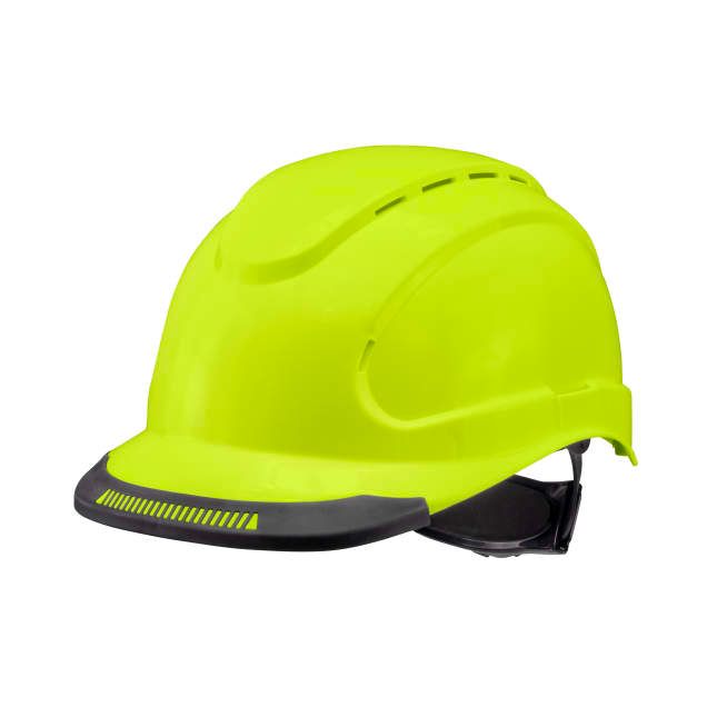 Radians RHH6V Hypeman™ Type I Class C Vented Cap Style Hard Hat (#RHH6V-HVLIME)