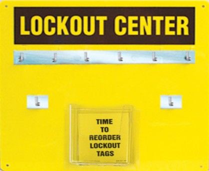 Aluminum Hanger Board: 6-Padlock Board (#KST406) Aluminum Hanger Board: 6-Padlock Board (#KST406)