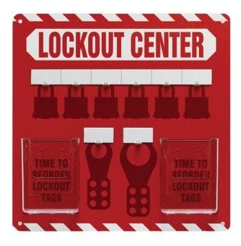 6-Padlock Lockout Store-Board™ (#KST816) 6-Padlock Lockout Store-Board™ (#KST816)
