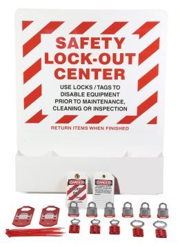 Heavy-Duty Aluminum Big Pocket Lockout Board (#KST423) Heavy-Duty Aluminum Big Pocket Lockout Board (#KST423)