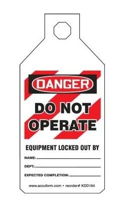 STOPOUT® Tab Tags (#KDD164)