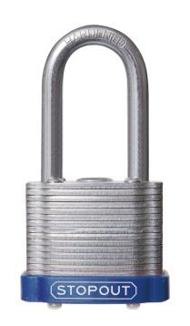 STOPOUT® Laminated Steel Padlocks, 1 1/2" Shackle