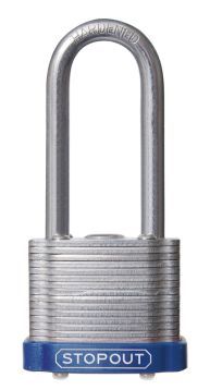 STOPOUT® Laminated Steel Padlocks, 2" Shackle