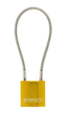 STOPOUT® Cable Padlocks, 8 STOPOUT® Cable Padlocks, 8" Cable Clearance (#KDLLOCKCP2)