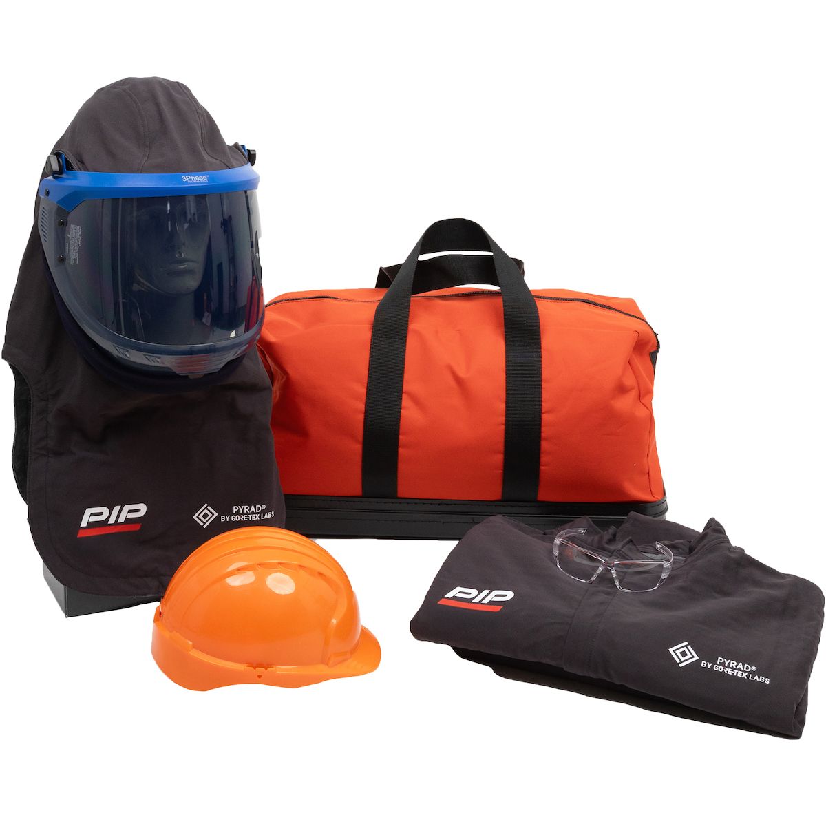 PIP® PYRAD® by GORE-TEX Labs® Arc Flash Kit - 40 Cal/cm2 (#9150-40PYR) PIP® PYRAD® by GORE-TEX Labs® Arc Flash Kit - 40 Cal/cm2 (#9150-40PYR)