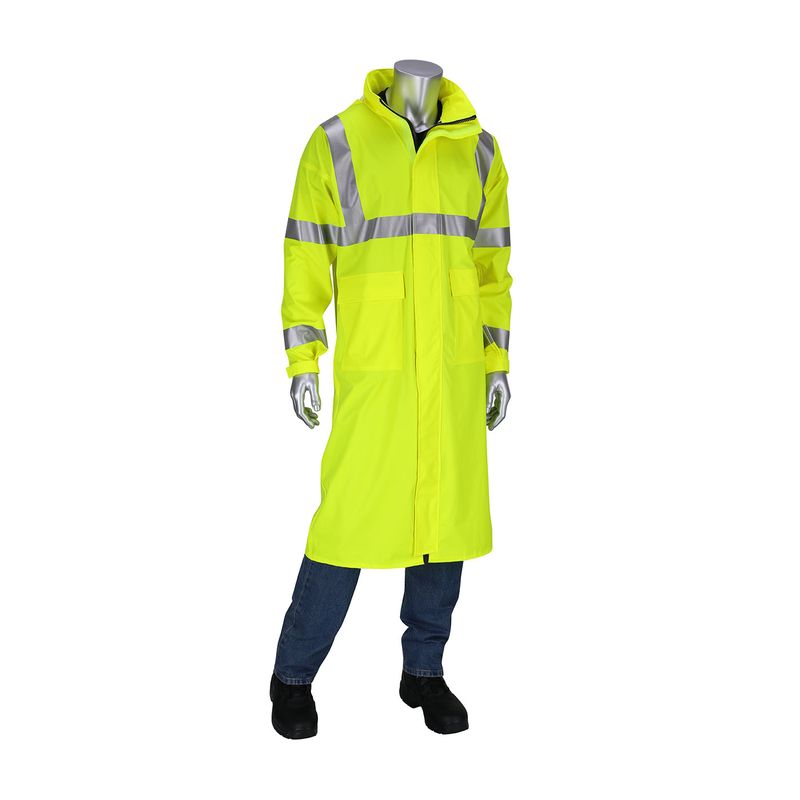 PIP® AR/FR ANSI Type R Class 3 Raincoat-48" (#355-2505AR)