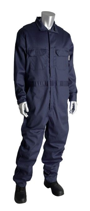 PIP® AR/FR Dual Certified Coverall with Zipper Closure - 9.2 Cal/cm2 (#385-FRSC) PIP® AR/FR Dual Certified Coverall with Zipper Closure - 9.2 Cal/cm2 (#385-FRSC)