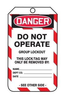 Group Lockout Job Tags, 5/pack (#MDT251CTM)