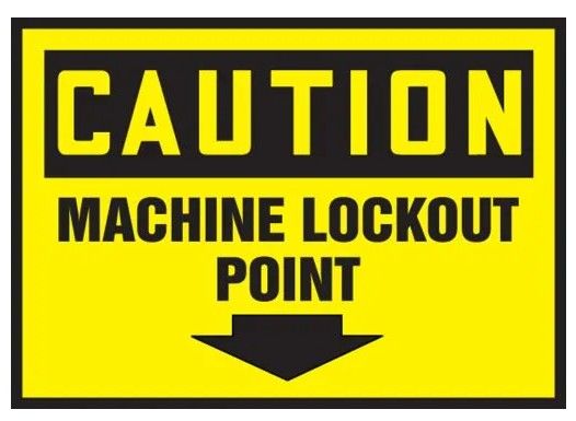 OSHA Caution Safety Label: Machine Lockout Point, 5/pack (#LLKT614VSP) OSHA Caution Safety Label: Machine Lockout Point, 5/pack (#LLKT614VSP)