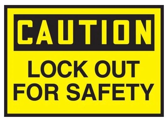 OSHA Caution Lockout/Tagout Label: Lock Out For Safety, 5/pack (#LLKT611VSP) OSHA Caution Lockout/Tagout Label: Lock Out For Safety, 5/pack (#LLKT611VSP)