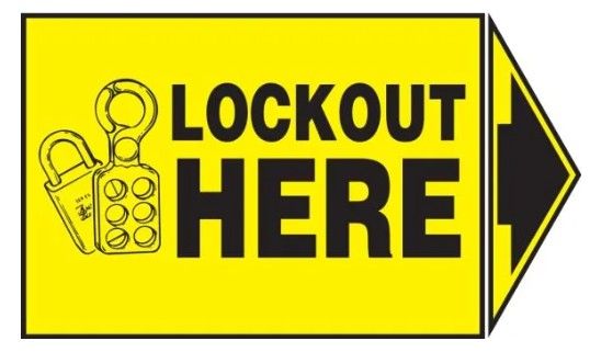 Lockout / Tagout Safety Labels, 5/pack (#LLKT528VSP)