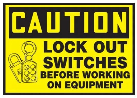 Lockout / Tagout Safety Labels, 5/pack (#LLKT609VSP)