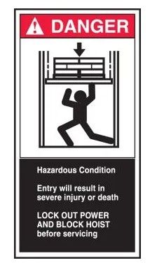 ANSI Danger CEMA Label: Hazardous Condition (#LECN173) ANSI Danger CEMA Label: Hazardous Condition (#LECN173)