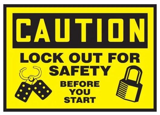 Lockout / Tagout Safety Labels, 5/pack (#LLKT602VSP)