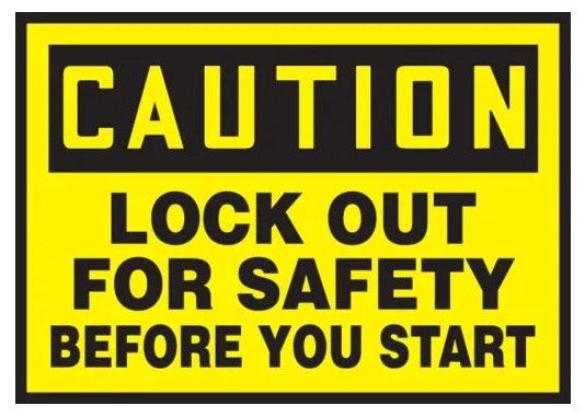 Lockout / Tagout Safety Labels, 5/pack (#LLKT612VSP)