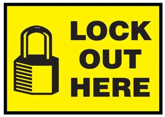 Lockout / Tagout Safety Labels, 5/pack (#LLKT523VSP)