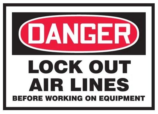Lockout / Tagout Safety Labels, 5/pack (#LLKT125VSP)