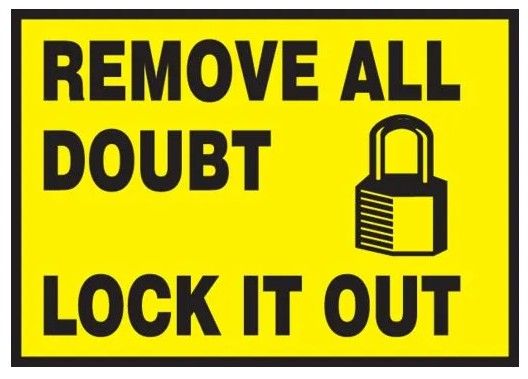 Lockout / Tagout Safety Labels, 5/pack (#LLKT513VSP)