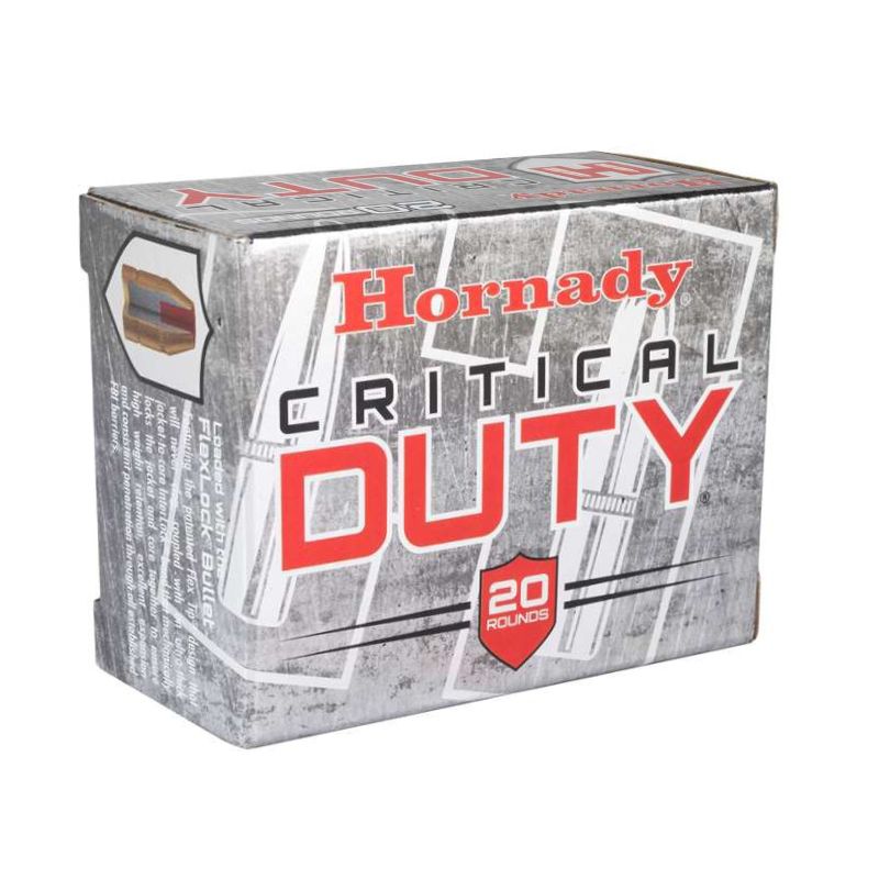 Hornady Critical Duty 40 S&amp;W 175gr Flexlock (20 Rounds)