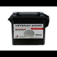 Hyperion Veteran Ammo 9mm Ammunition Brass Plated Steel Case HMCAN9115BPS500 115 Grain Full Metal Jacket CAN 500 Rounds