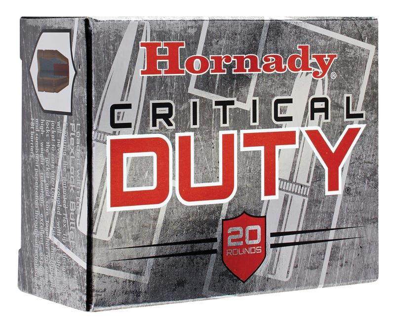 Hornady Critical Duty Nickel Plated Brass 10mm 175-Grain 20-Rounds