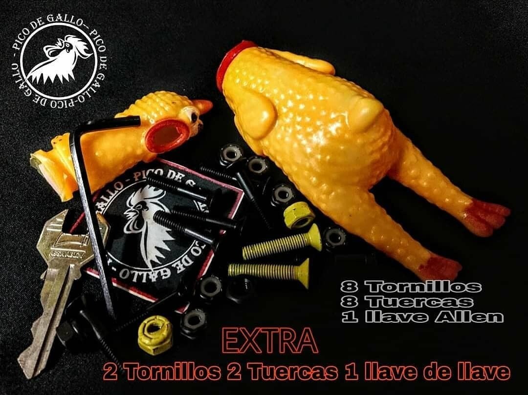 Tornillos Pollo de Goma - Pico de Gallo