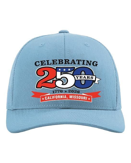 Richardson Snapback Trucker Cap - Columbia Blue w/Columbia Blue Mesh