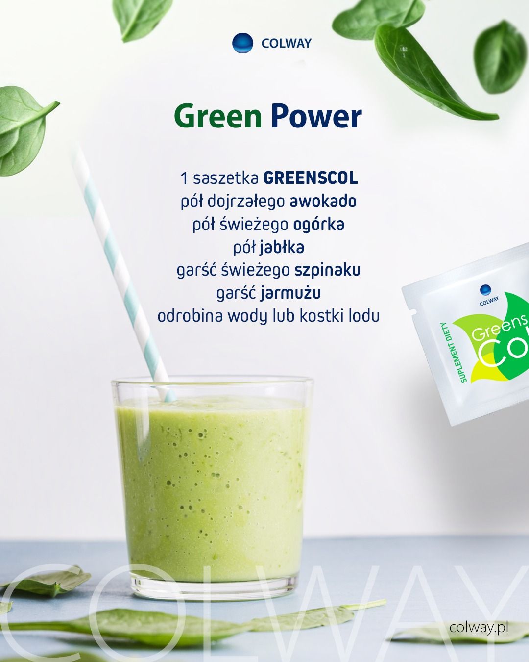 COLWAY GreensCol 15 saszetek